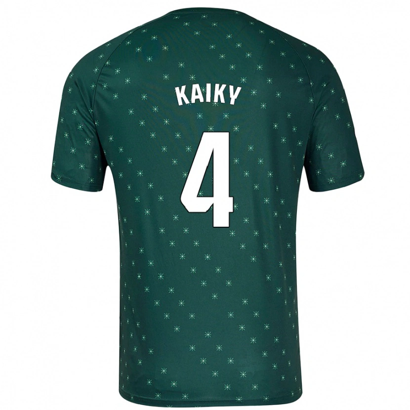 Danxen Heren Kaiky #4 Donkergroen Uitshirt Uittenue 2024/25 T-Shirt