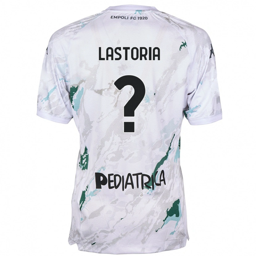 Danxen Heren Tommaso Lastoria #0 Grijs Uitshirt Uittenue 2024/25 T-Shirt