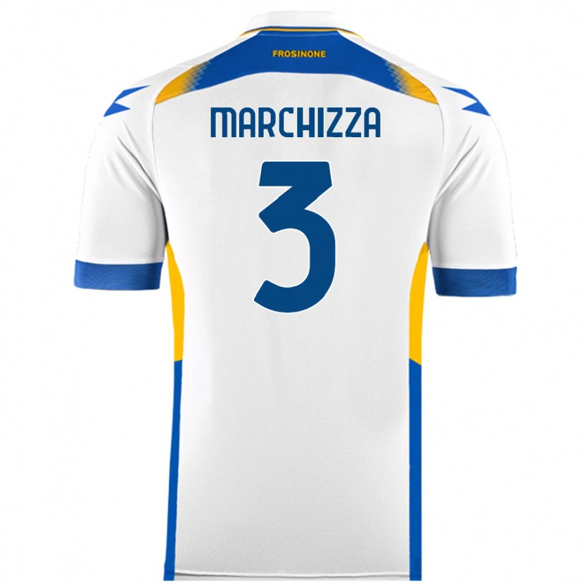 Danxen Heren Riccardo Marchizza #3 Wit Uitshirt Uittenue 2024/25 T-Shirt