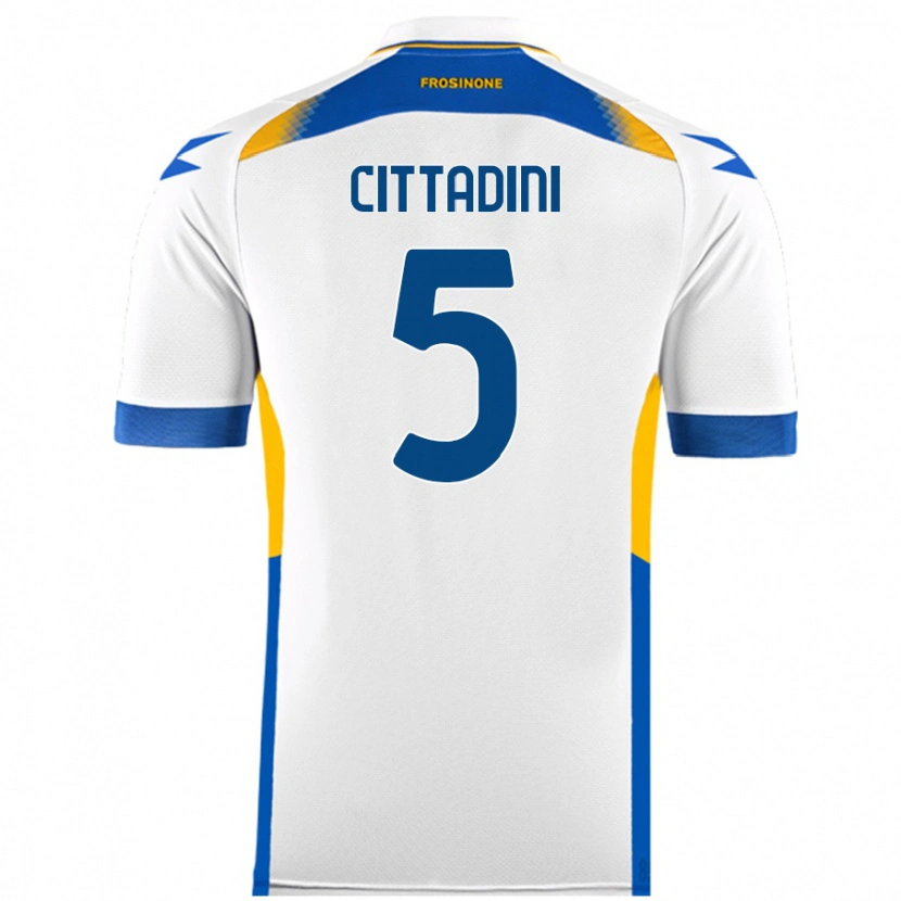 Danxen Heren Giorgio Cittadini #5 Wit Uitshirt Uittenue 2024/25 T-Shirt