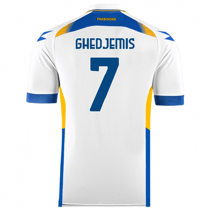 Danxen Heren Farès Ghedjemis #7 Wit Uitshirt Uittenue 2024/25 T-Shirt