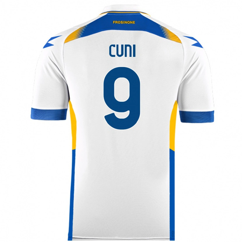 Danxen Heren Marvin Cuni #9 Wit Uitshirt Uittenue 2024/25 T-Shirt