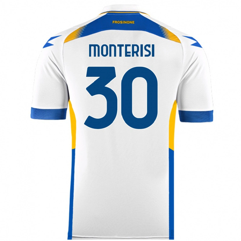 Danxen Heren Ilario Monterisi #30 Wit Uitshirt Uittenue 2024/25 T-Shirt