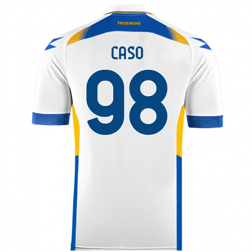 Danxen Heren Giuseppe Caso #98 Wit Uitshirt Uittenue 2024/25 T-Shirt