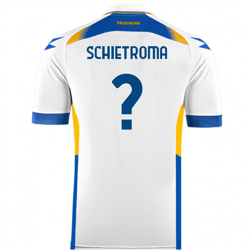 Danxen Heren Lorenzo Schietroma #0 Wit Uitshirt Uittenue 2024/25 T-Shirt