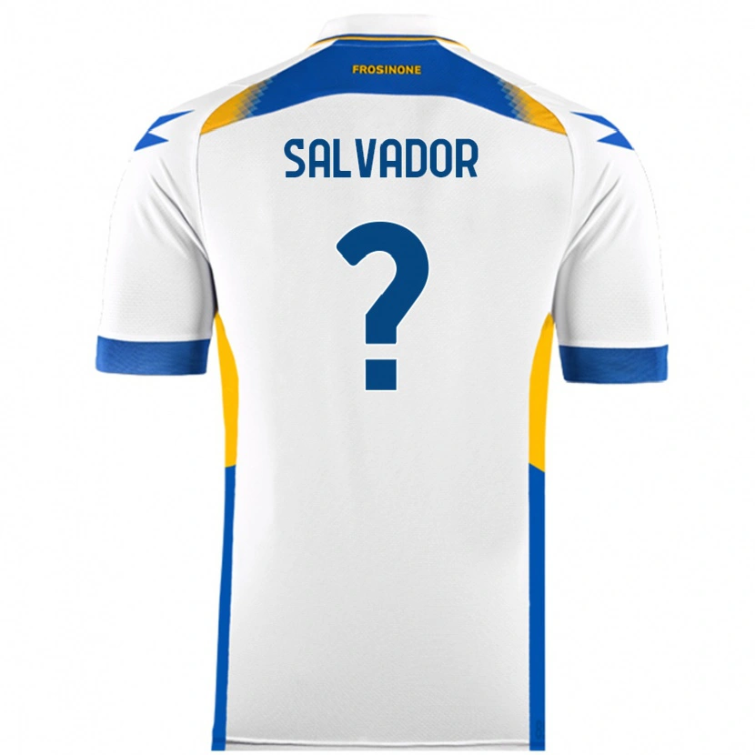 Danxen Heren Edoardo Salvador #0 Wit Uitshirt Uittenue 2024/25 T-Shirt