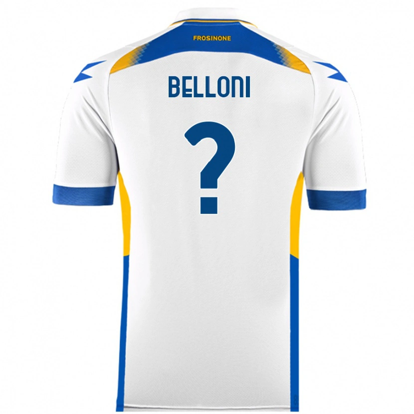 Danxen Heren Nicholas Belloni #0 Wit Uitshirt Uittenue 2024/25 T-Shirt