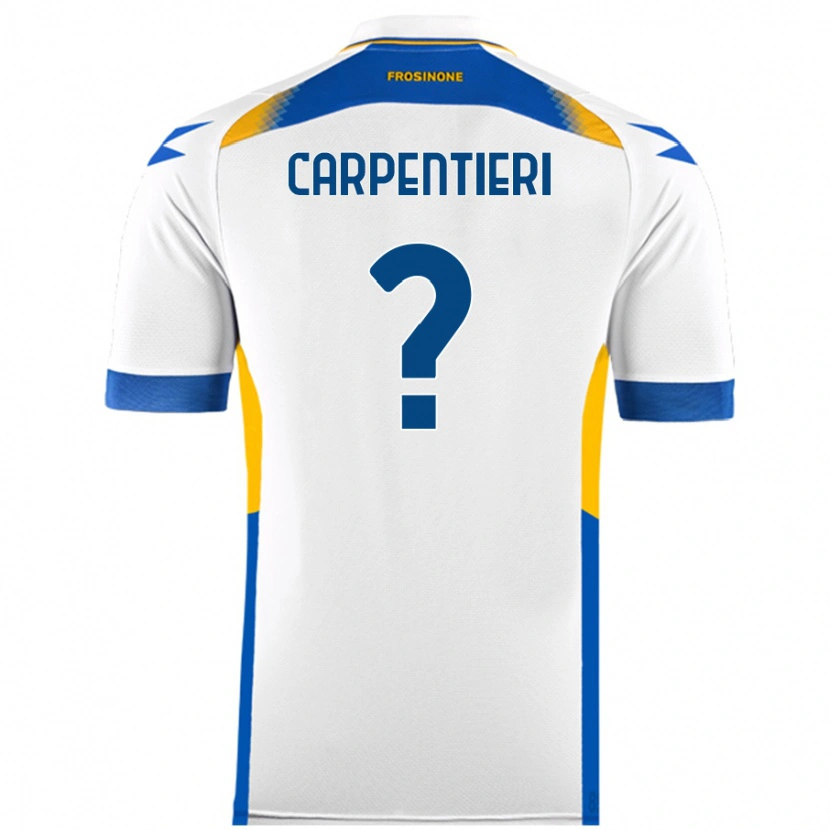 Danxen Heren Christian Carpentieri #0 Wit Uitshirt Uittenue 2024/25 T-Shirt