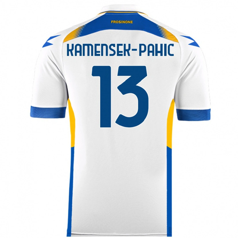 Danxen Heren Matjaz Kamensek-Pahic #13 Wit Uitshirt Uittenue 2024/25 T-Shirt