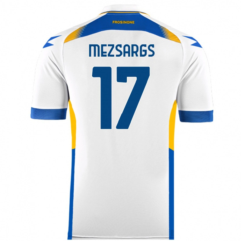 Danxen Heren Kristians Mezsargs #17 Wit Uitshirt Uittenue 2024/25 T-Shirt
