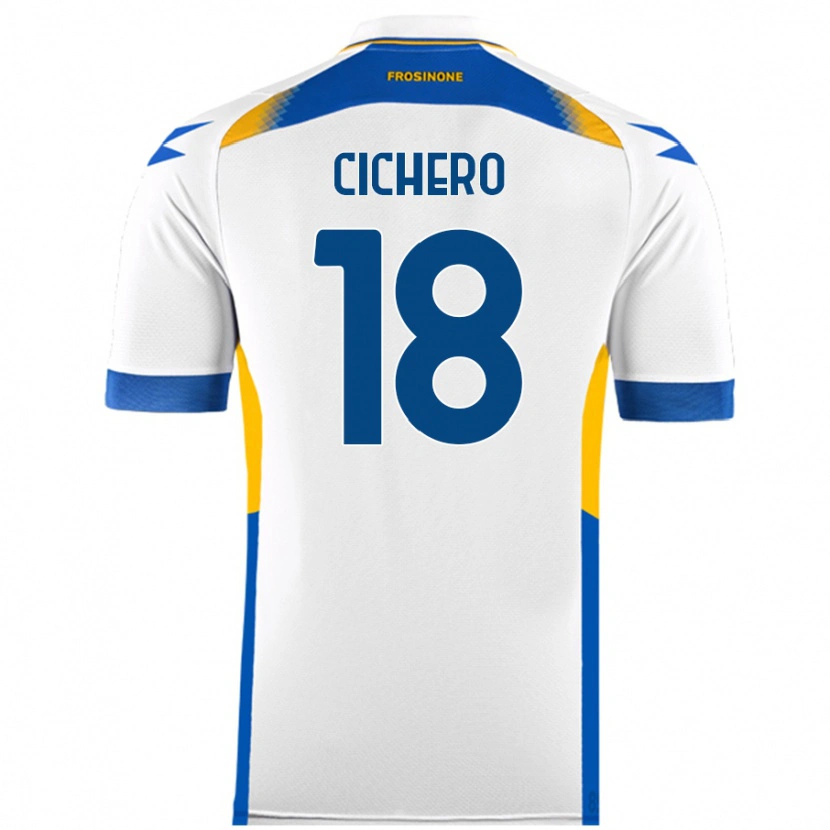 Danxen Heren Alejandro Cichero #18 Wit Uitshirt Uittenue 2024/25 T-Shirt