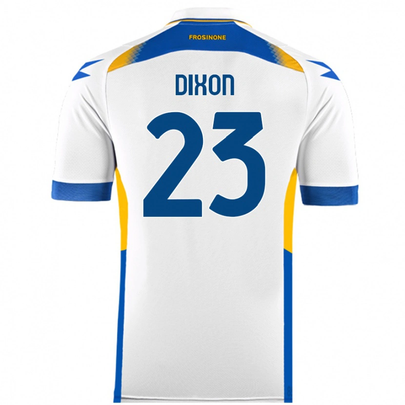 Danxen Heren Damar Dixon #23 Wit Uitshirt Uittenue 2024/25 T-Shirt