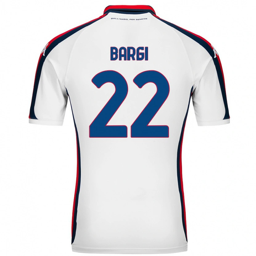 Danxen Heren Caterina Bargi #22 Wit Uitshirt Uittenue 2024/25 T-Shirt