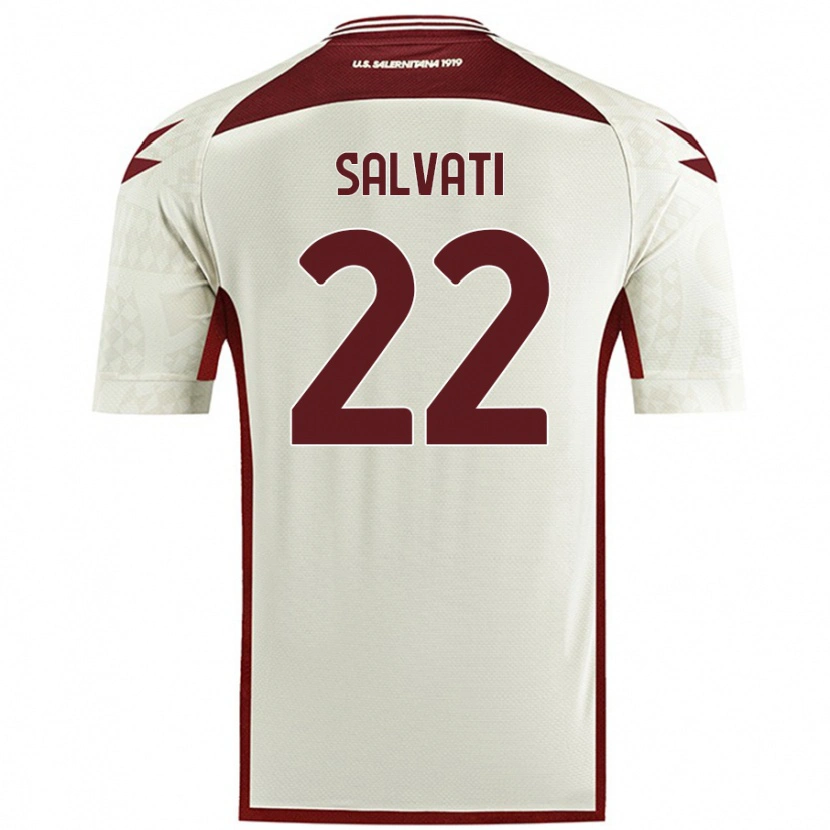 Danxen Heren Gregorio Salvati #22 Crèmekleur Uitshirt Uittenue 2024/25 T-Shirt