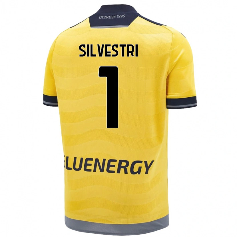 Danxen Heren Marco Silvestri #1 Goud Uitshirt Uittenue 2024/25 T-Shirt