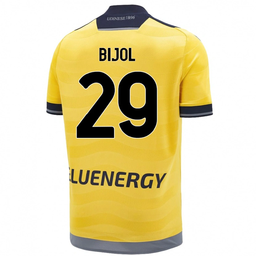 Danxen Heren Jaka Bijol #29 Goud Uitshirt Uittenue 2024/25 T-Shirt