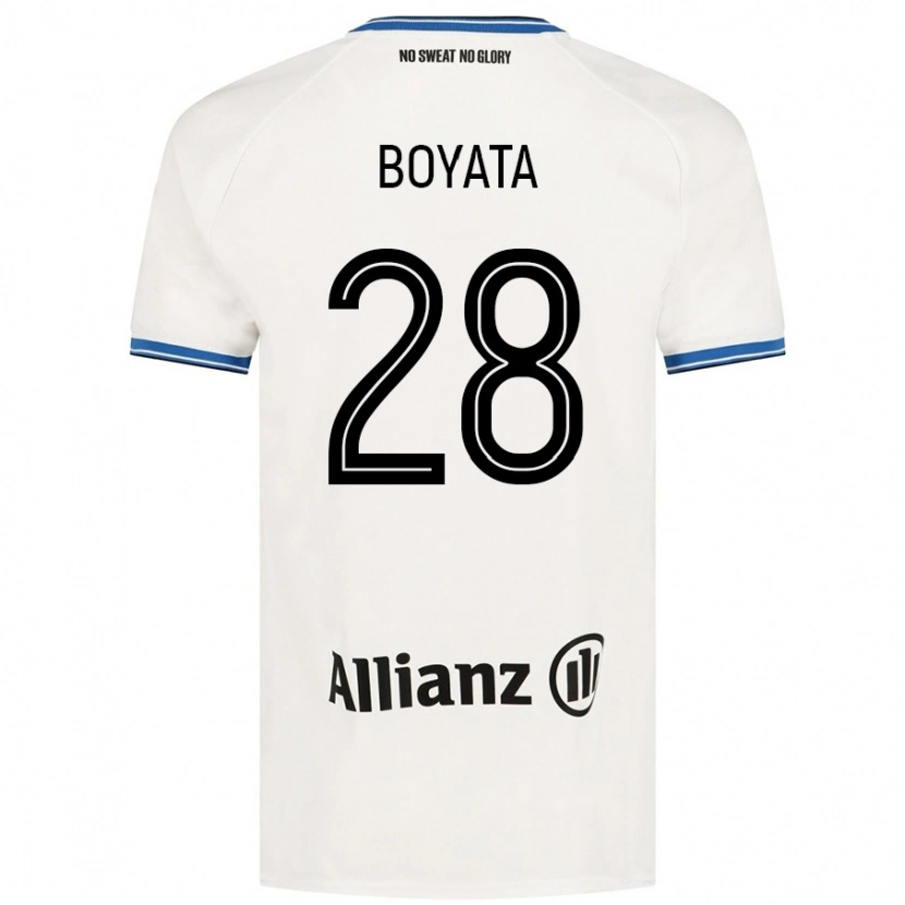 Danxen Heren Dedryck Boyata #28 Wit Uitshirt Uittenue 2024/25 T-Shirt