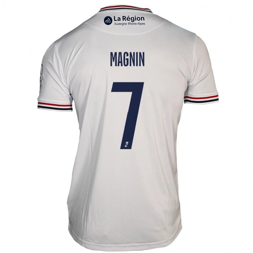 Danxen Heren Yohann Magnin #7 Wit Uitshirt Uittenue 2024/25 T-Shirt