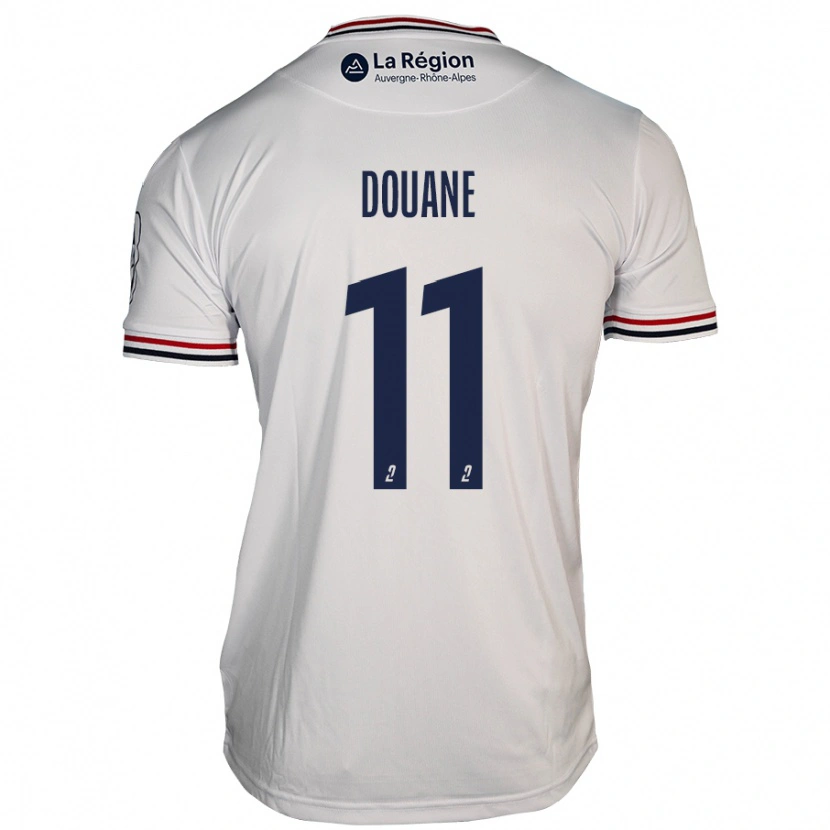 Danxen Heren Maïdine Douane #11 Wit Uitshirt Uittenue 2024/25 T-Shirt