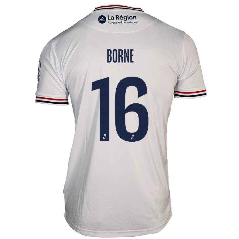 Danxen Heren Théo Borne #16 Wit Uitshirt Uittenue 2024/25 T-Shirt
