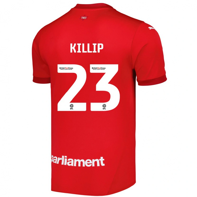 Danxen Dames Ben Killip #23 Rood Thuisshirt Thuistenue 2024/25 T-Shirt