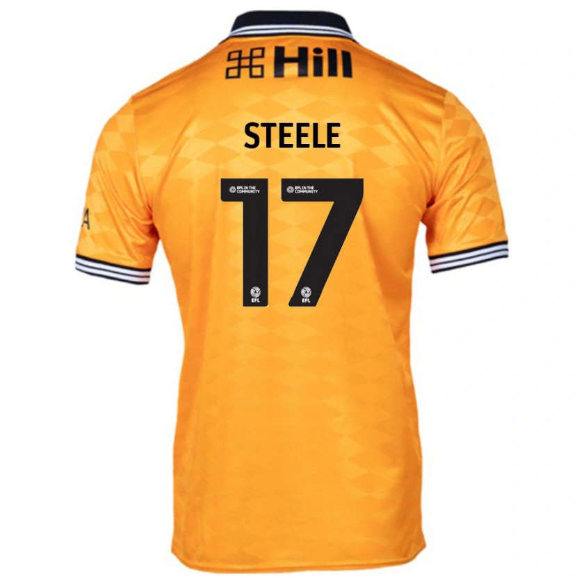 Danxen Dames Fran Steele #17 Oranje Thuisshirt Thuistenue 2024/25 T-Shirt