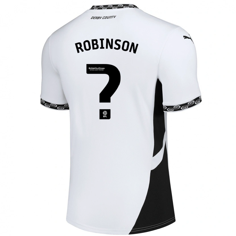 Danxen Dames Keilen Robinson #0 Wit Zwart Thuisshirt Thuistenue 2024/25 T-Shirt