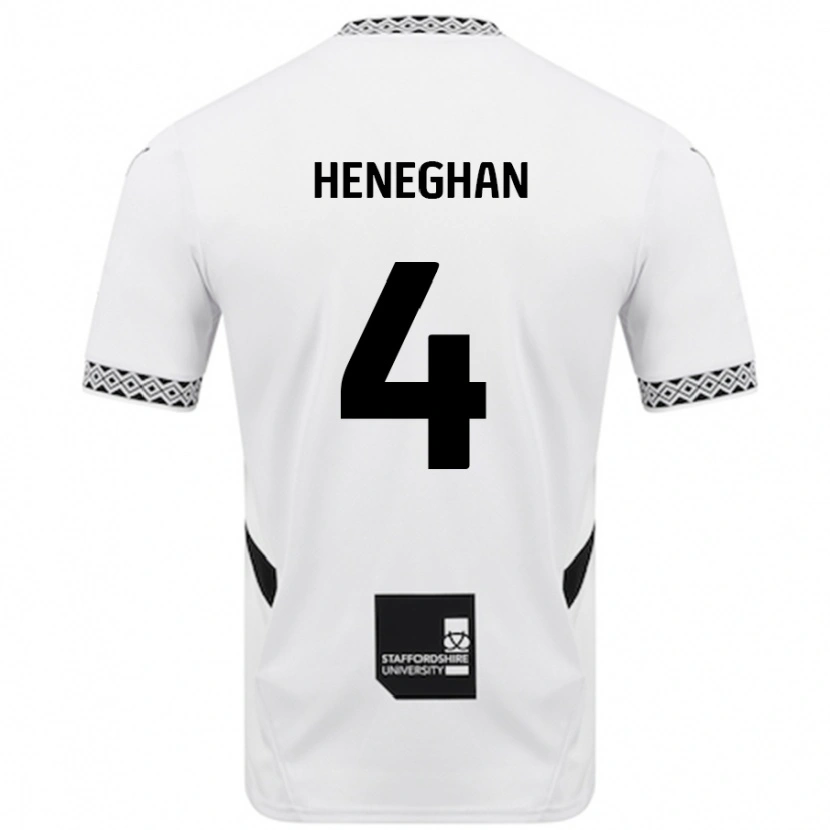 Danxen Dames Ben Heneghan #4 Wit Thuisshirt Thuistenue 2024/25 T-Shirt