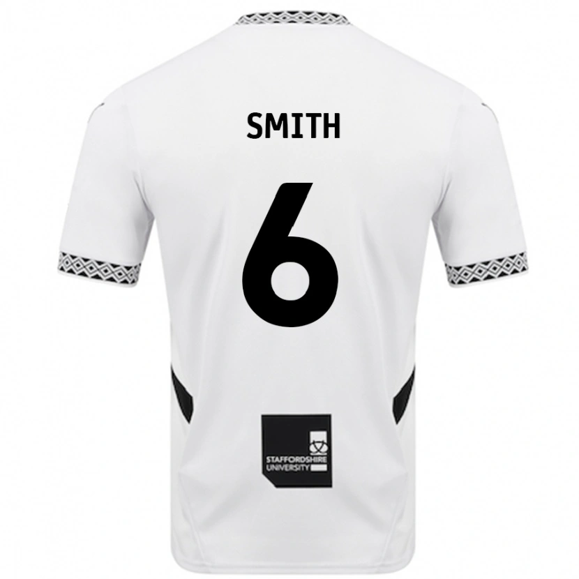 Danxen Dames Nathan Smith #6 Wit Thuisshirt Thuistenue 2024/25 T-Shirt
