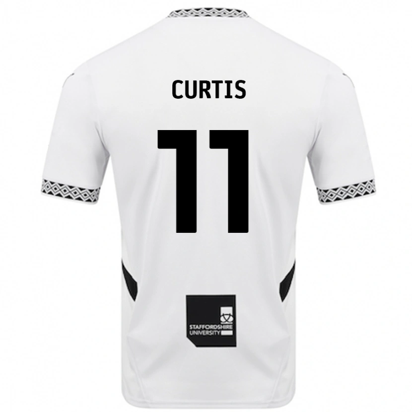 Danxen Dames Ronan Curtis #11 Wit Thuisshirt Thuistenue 2024/25 T-Shirt