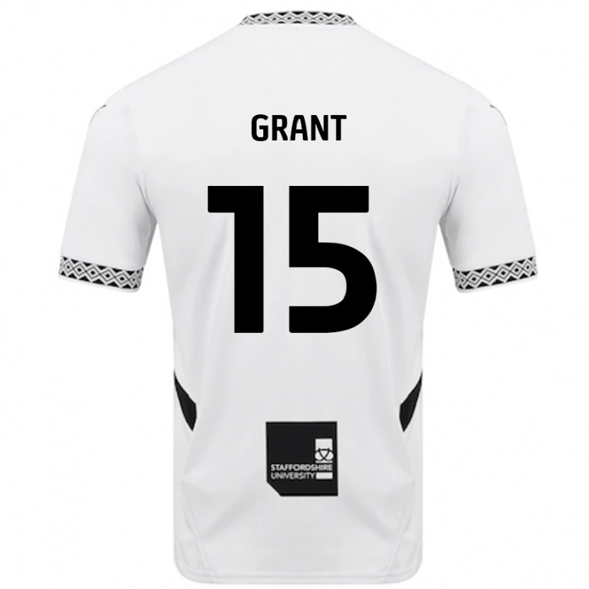 Danxen Dames Conor Grant #15 Wit Thuisshirt Thuistenue 2024/25 T-Shirt
