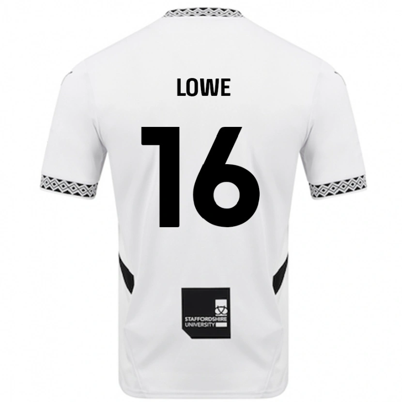 Danxen Dames Jason Lowe #16 Wit Thuisshirt Thuistenue 2024/25 T-Shirt