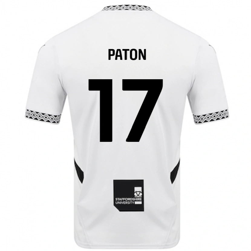 Danxen Dames Ruari Paton #17 Wit Thuisshirt Thuistenue 2024/25 T-Shirt
