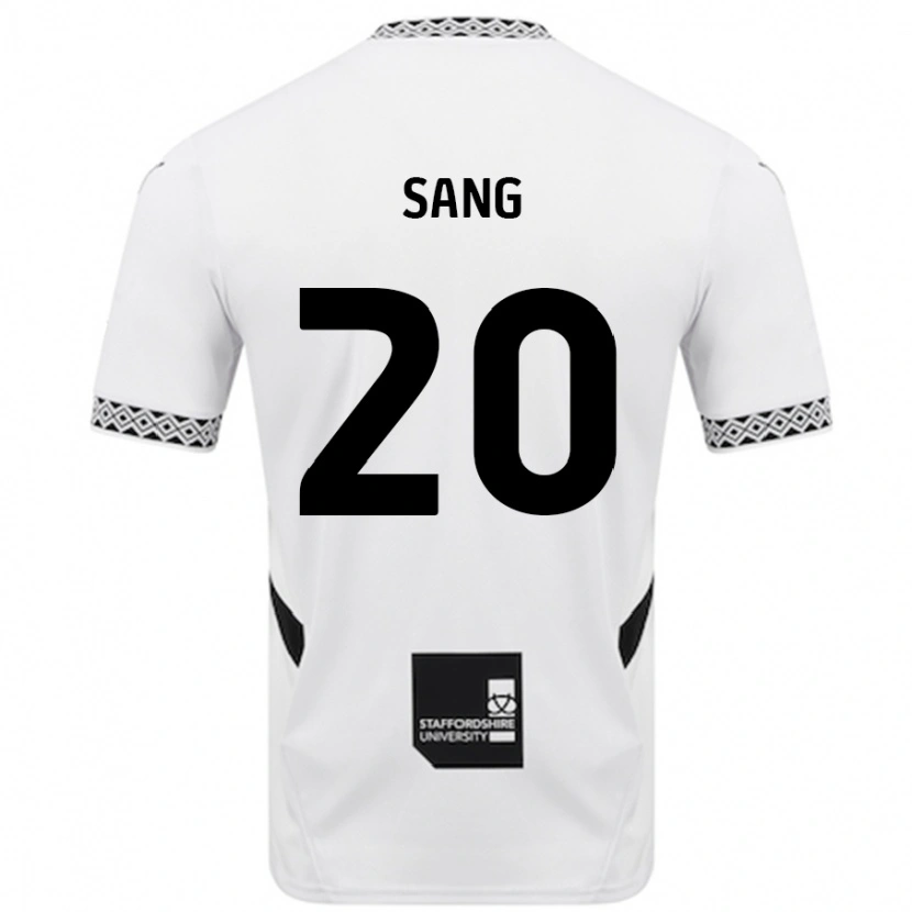 Danxen Dames Tom Sang #20 Wit Thuisshirt Thuistenue 2024/25 T-Shirt