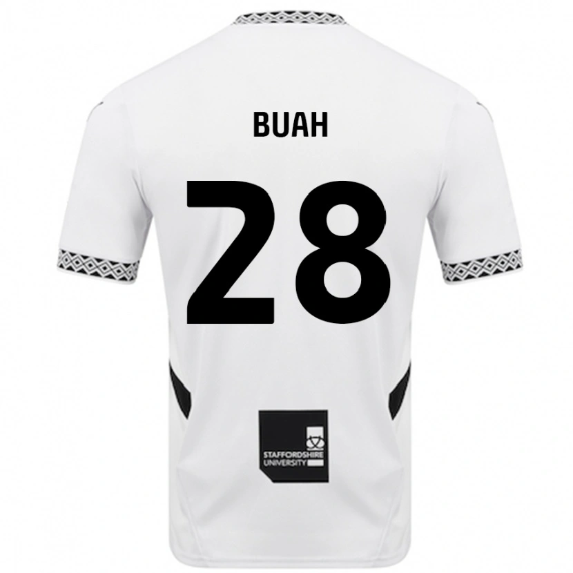 Danxen Dames Andrew Buah #28 Wit Thuisshirt Thuistenue 2024/25 T-Shirt