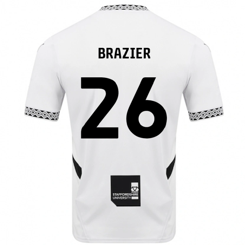 Danxen Dames Liam Brazier #26 Wit Thuisshirt Thuistenue 2024/25 T-Shirt