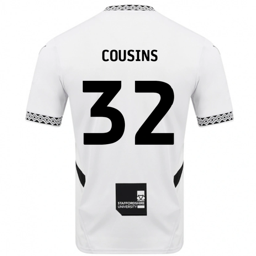 Danxen Dames Logan Cousins #32 Wit Thuisshirt Thuistenue 2024/25 T-Shirt