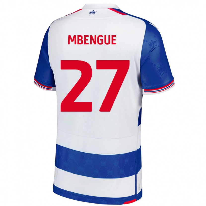 Danxen Dames Amadou Salif Mbengue #27 Blauw Wit Thuisshirt Thuistenue 2024/25 T-Shirt