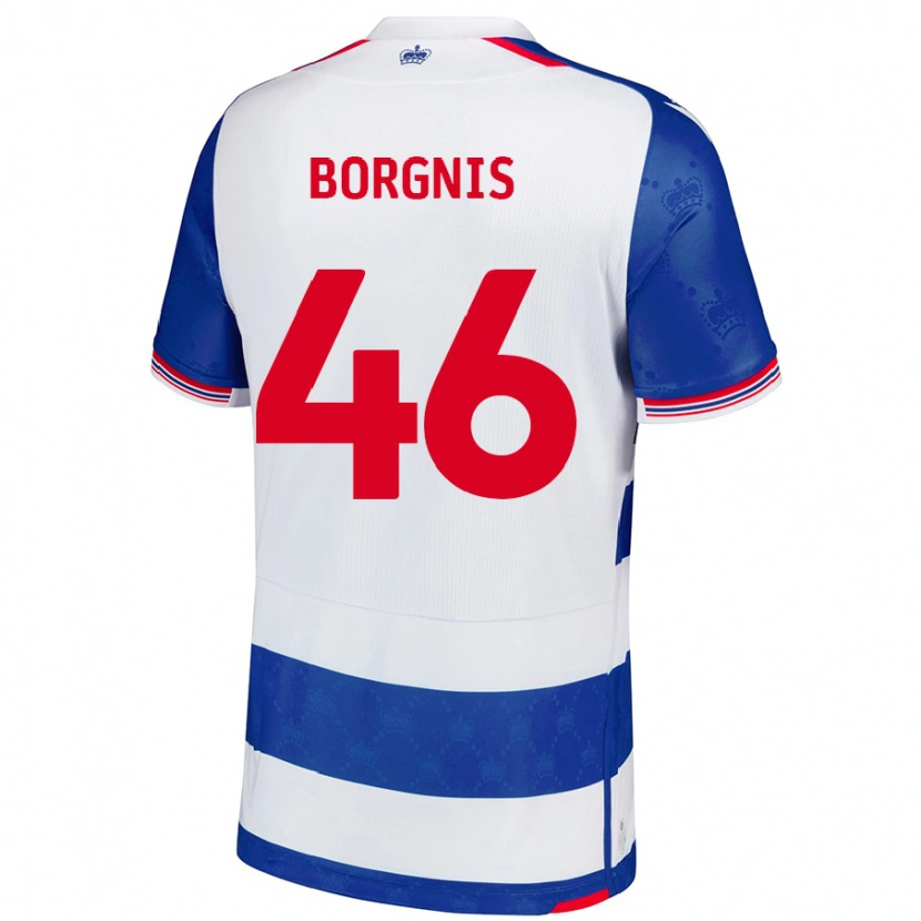 Danxen Dames Jacob Borgnis #46 Blauw Wit Thuisshirt Thuistenue 2024/25 T-Shirt