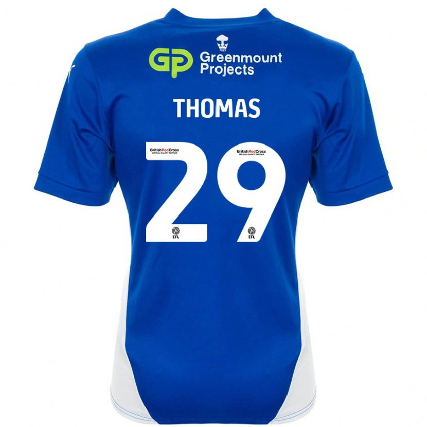 Danxen Dames Silko Thomas #29 Blauw Wit Thuisshirt Thuistenue 2024/25 T-Shirt