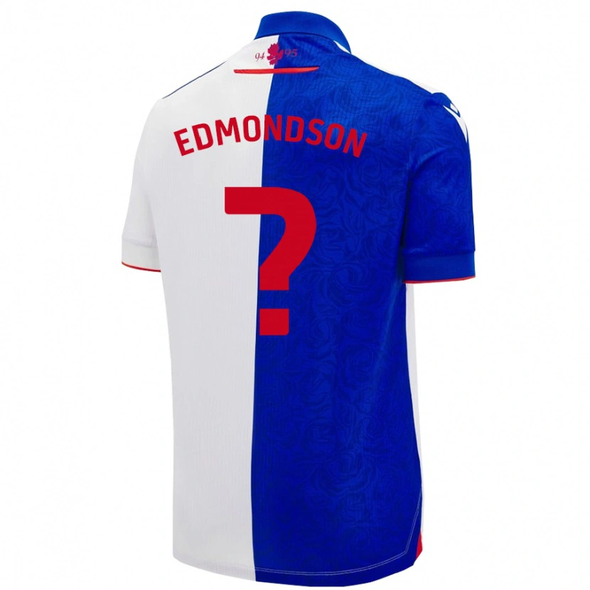 Danxen Dames Stephen Edmondson #0 Hemelsblauw Wit Thuisshirt Thuistenue 2024/25 T-Shirt
