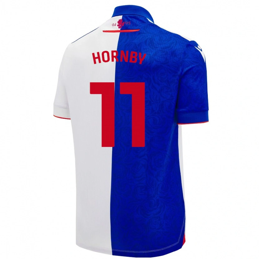Danxen Dames Megan Hornby #11 Hemelsblauw Wit Thuisshirt Thuistenue 2024/25 T-Shirt