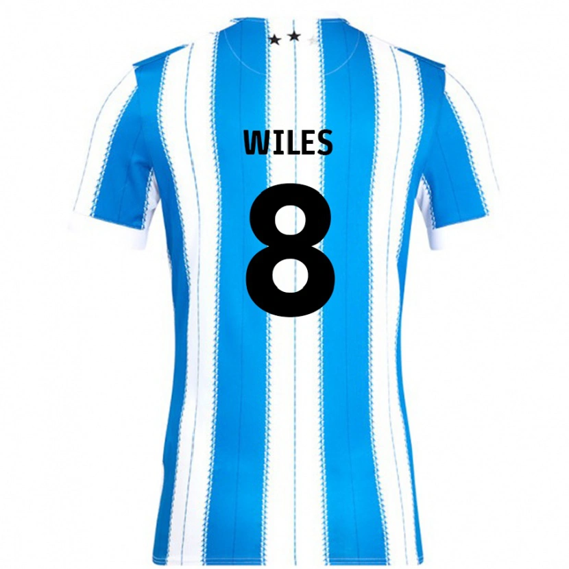 Danxen Dames Ben Wiles #8 Blauw Wit Thuisshirt Thuistenue 2024/25 T-Shirt