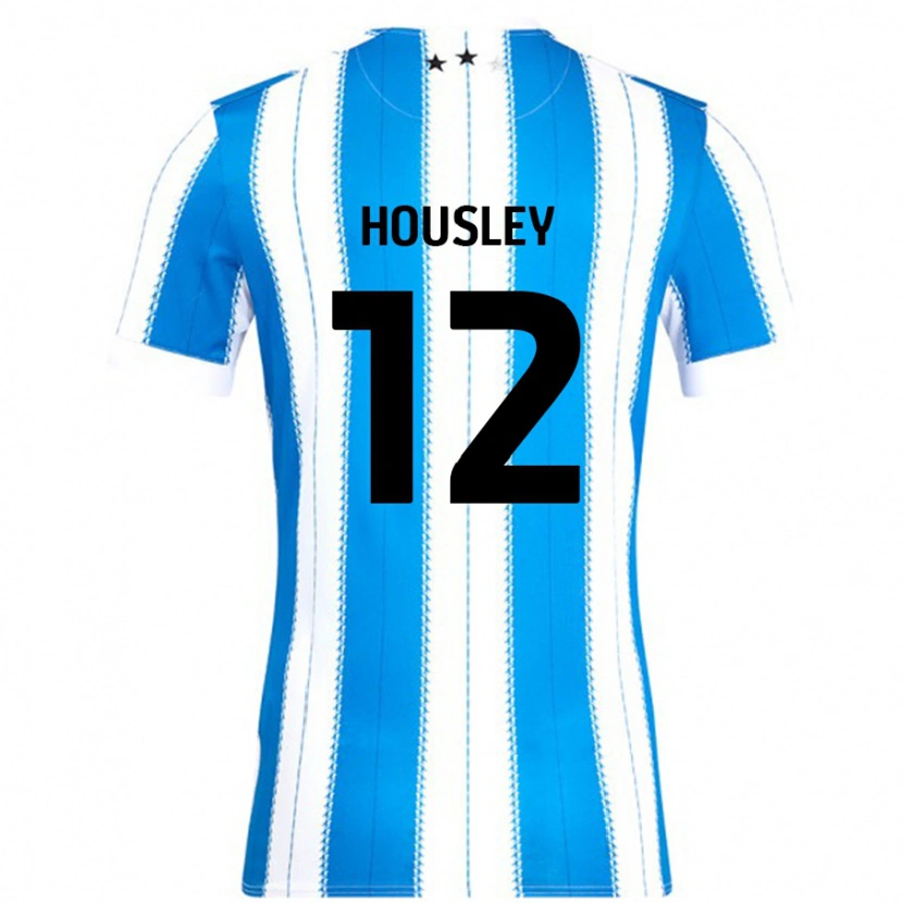 Danxen Dames Autumn Housley #12 Blauw Wit Thuisshirt Thuistenue 2024/25 T-Shirt