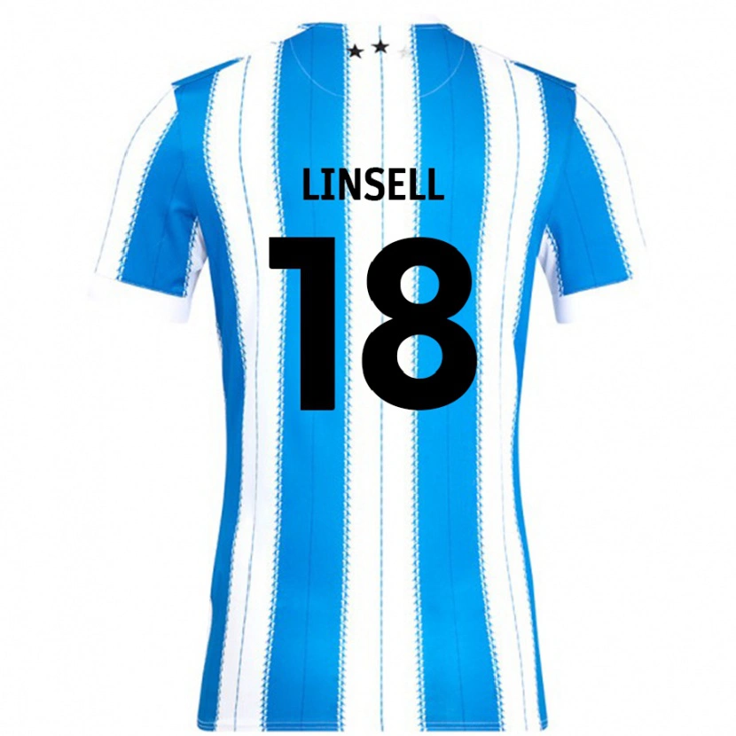 Danxen Dames Alice Linsell #18 Blauw Wit Thuisshirt Thuistenue 2024/25 T-Shirt