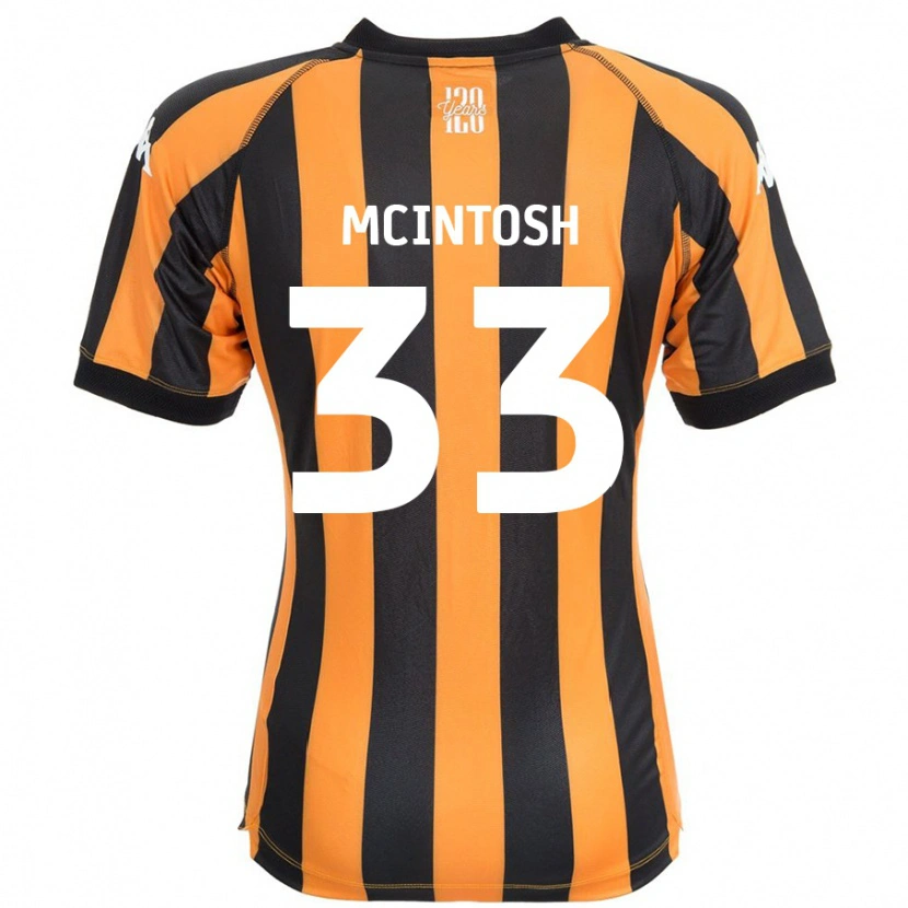 Danxen Dames Lucy Mcintosh #33 Zwart Amber Thuisshirt Thuistenue 2024/25 T-Shirt