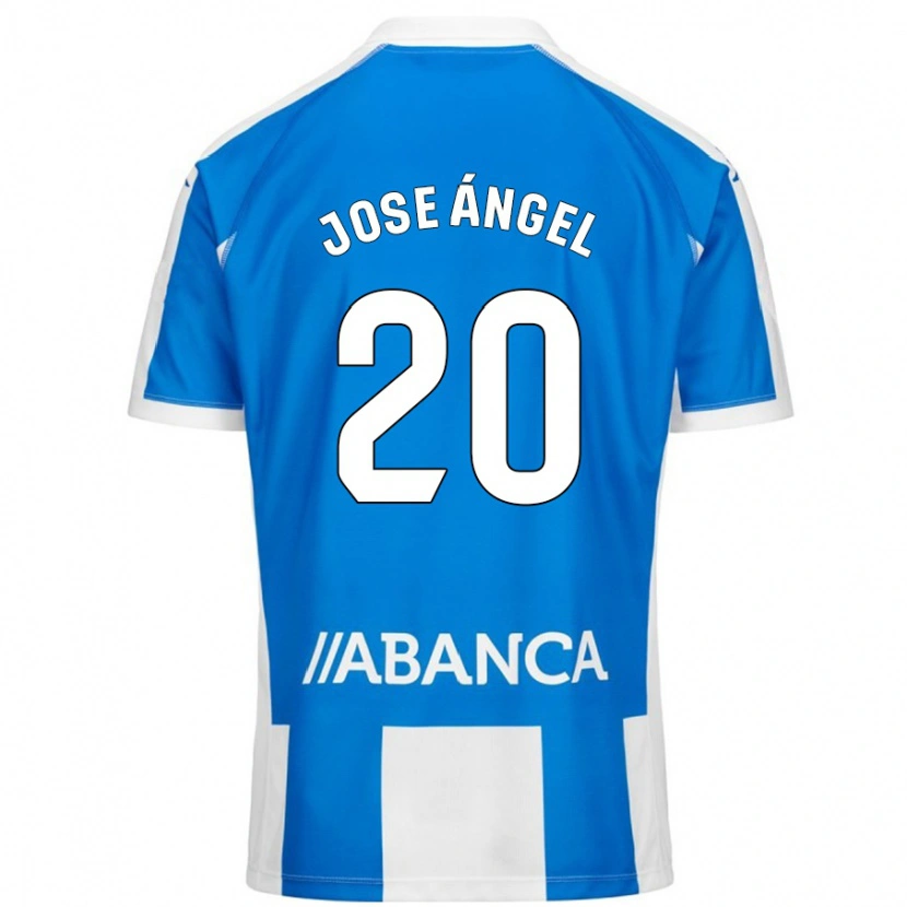 Danxen Dames José Ángel Jurado #20 Blauw Wit Thuisshirt Thuistenue 2024/25 T-Shirt