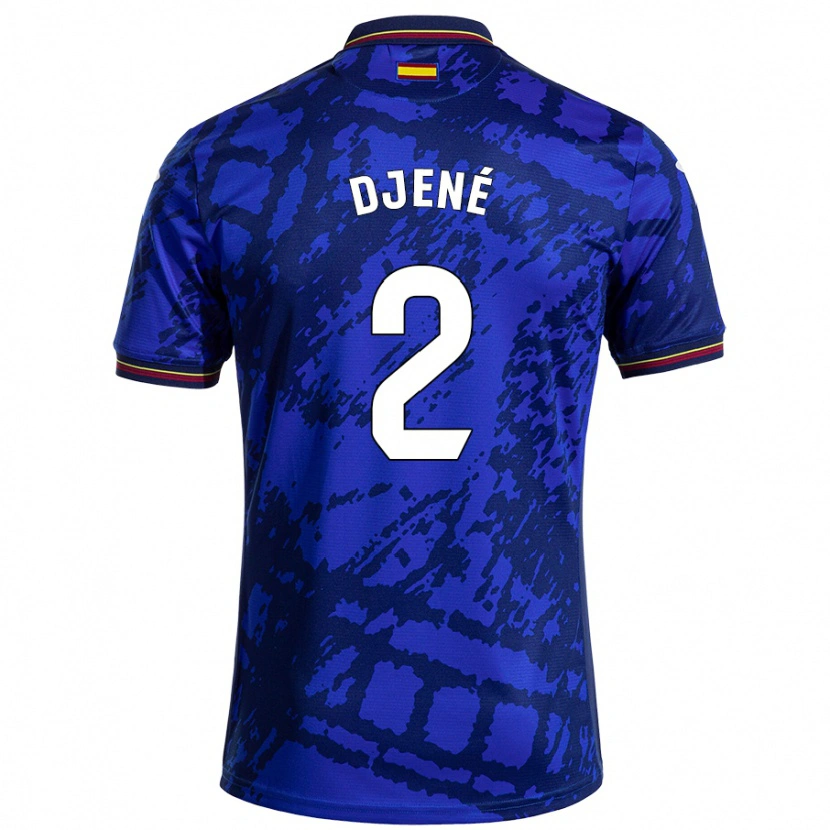 Danxen Dames Djené #2 Donkerder Blauw Thuisshirt Thuistenue 2024/25 T-Shirt
