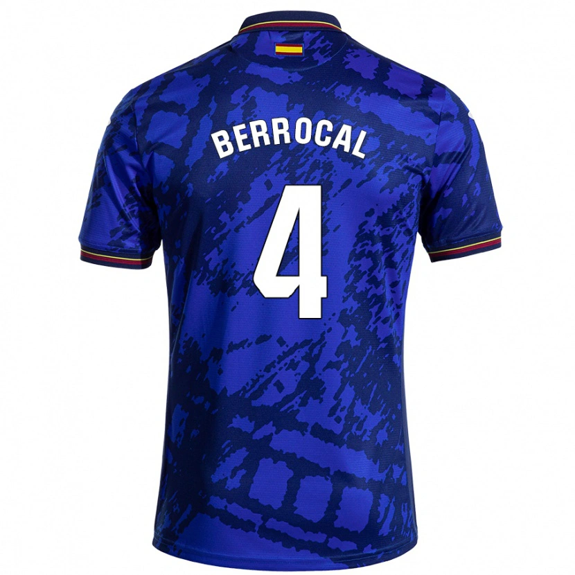 Danxen Dames Juan Berrocal #4 Donkerder Blauw Thuisshirt Thuistenue 2024/25 T-Shirt