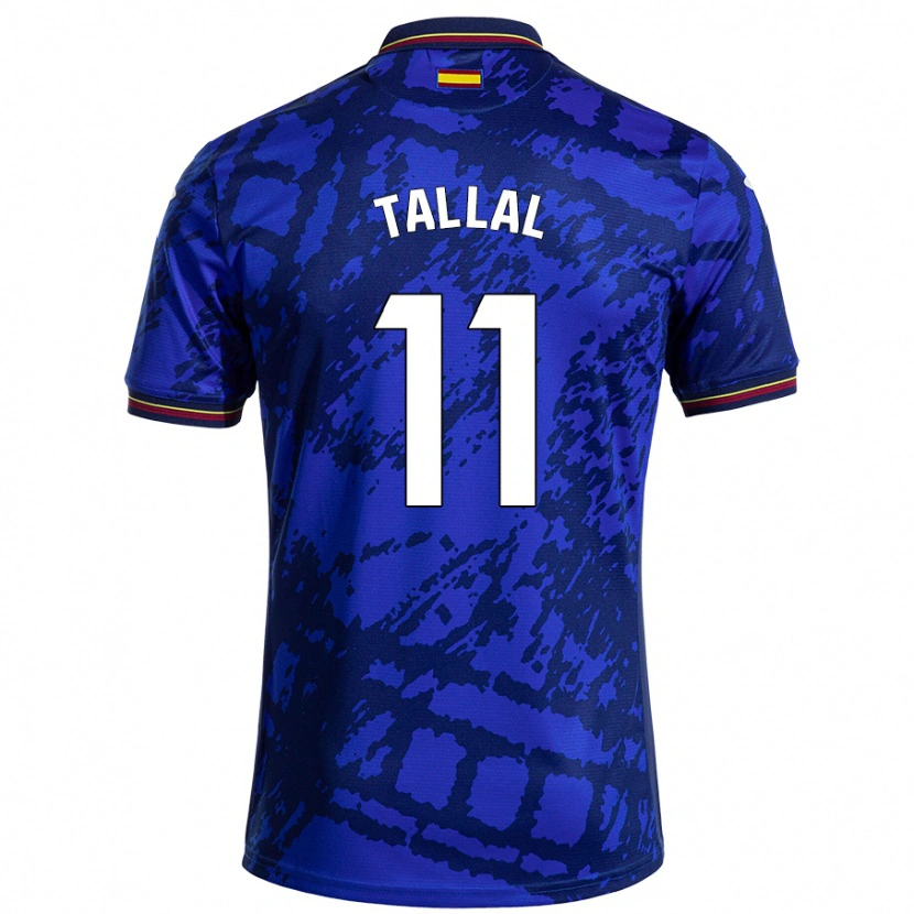 Danxen Dames Yassin Tallal #11 Donkerder Blauw Thuisshirt Thuistenue 2024/25 T-Shirt